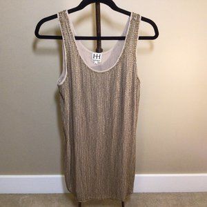 Haute Hippie Beaded Mini Dress